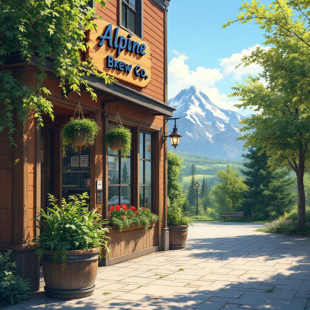 Alpine Brew Co. café